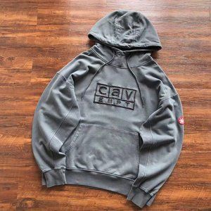 Cav Empt Box Logo Popover Hoodie Grey